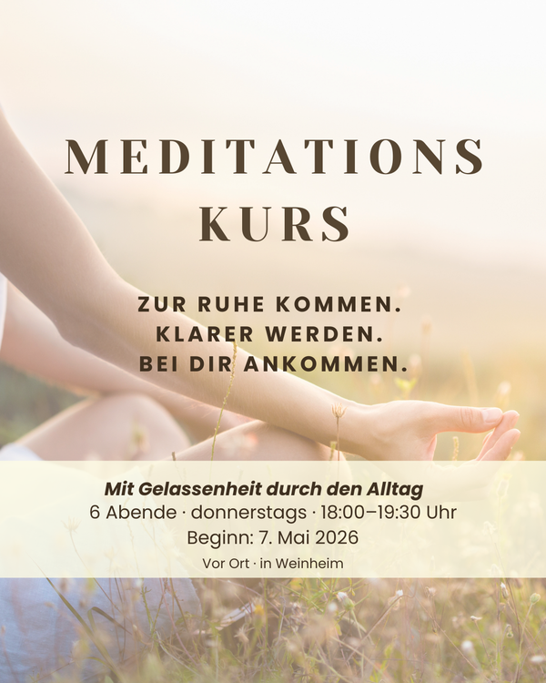 Meditation lernen · Start · 07. Mai 2026
